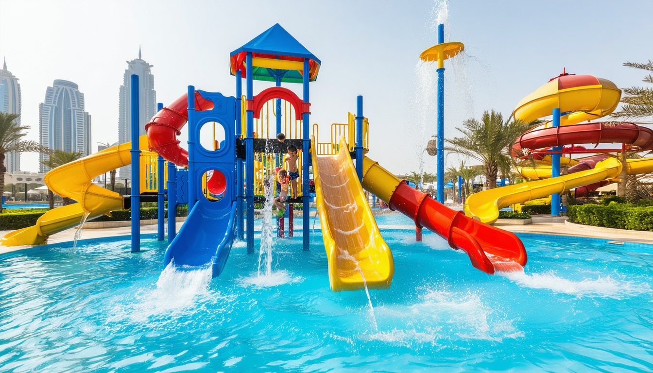 Children's play area at Water Park Dubai